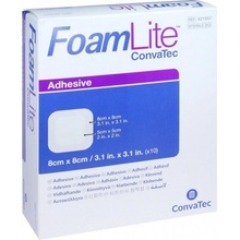 ConvaTec Krytí Foam Lite adhez. 8 cm x 8 cm 1 ks 421557