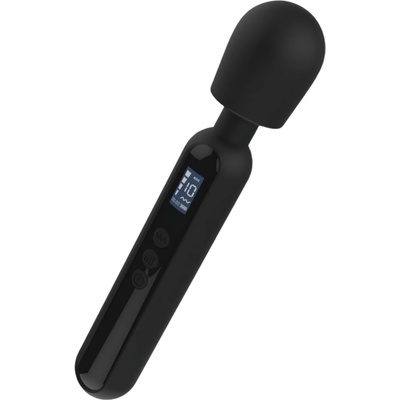 BLACQ - дигитален масажиращ вибратор (черен)