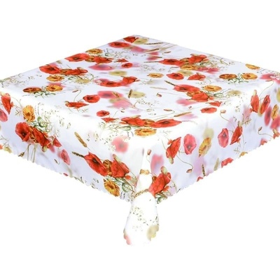 Forbyt Ubrus s nešpinivou úpravou Máky 100x140 cm
