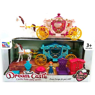 Кон с каляска и мебели