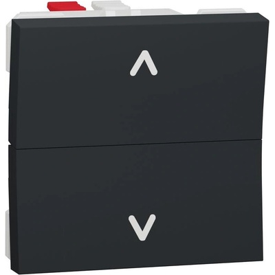 Schneider Electric SE Бутон за щори 2 мод. цвят Антрацит Unica - NU320754 (NU320754)