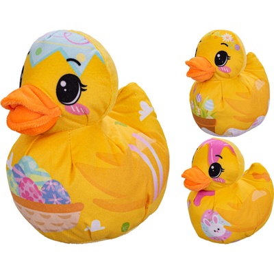 Mikro Trading Kačenka plyšová velikonoční 19 cm