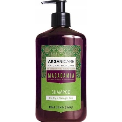 Arganicare Macadamia hydratačný a revitalizačný šampón 400 ml