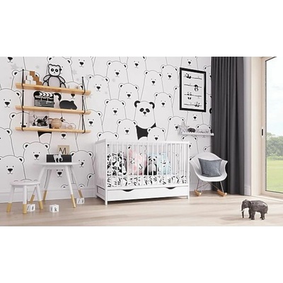 Ourbaby children bed white sleeping