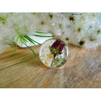 Meganflo Голям пръстен с пъпка от роза