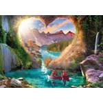 Schmidt Spiele - Puzzle The lake seen from the heart - 1 000 piese