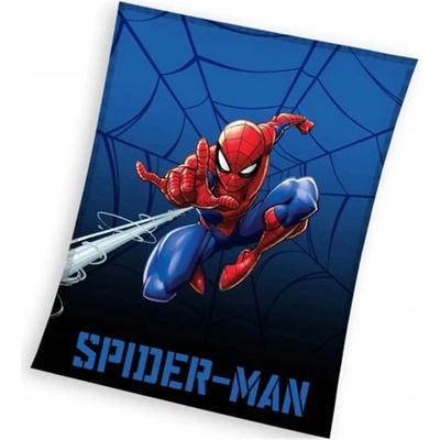 Carbotex Dětská deka modrá Spider Man