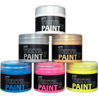 Profil Sada farieb na tmavý textil Unicorn Bling 6 x 50 ml