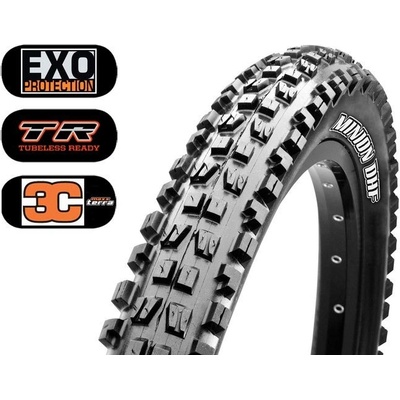 Maxxis Minion DHF 27.5x2.60 3C EXO TR kevlar