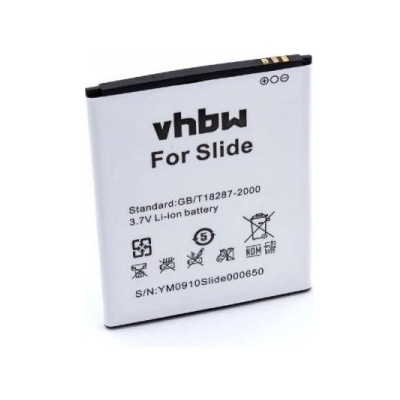 VHBW Батерия за Wiko Slide, 2500 mAh (800110564)