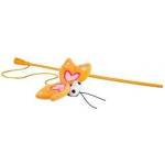 Rogz catnip butterfly stick orange- играчка за котка