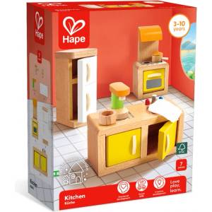 Hape Комплект дървени мини мебели Hape - Кухня (H3453)