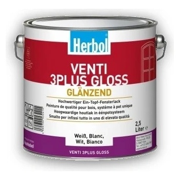 Herbol Venti 3 plus Gloss 2,5 l bílá