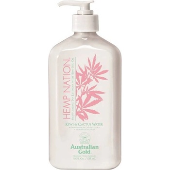 Australian Gold Hemp Nation Хидратиращ лосион за тяло Kiwi & Cactus Water, 535 ml