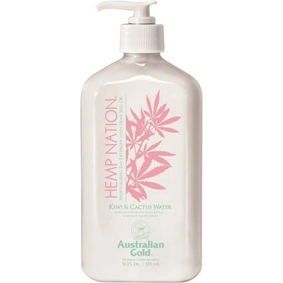 Australian Gold Hemp Nation Хидратиращ лосион за тяло Kiwi & Cactus Water, 535 ml