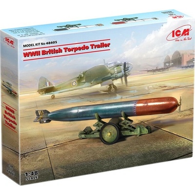 ICM WWII British Torpedo Trailer 1:48