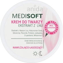 Anida Medisoft hydratační a zklidňující krém na obličej s extraktem lnu 100 ml