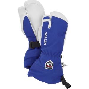 Hestra Детски ръкавици Hestra Kid's Army Leather Heli Ski 3 Finger Gloves - Royal Blue - размер 6 (EU) (202-1166-0614)