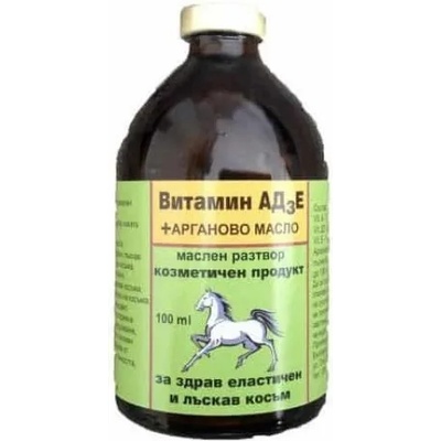 ФАРМА ВЕТ Витамини АД3Е + АРГАНОВО МАСЛО, За здрав, еластичен и лъскав косъм, ФАРМАВЕТ БЪЛГАРИЯ - 100 мл