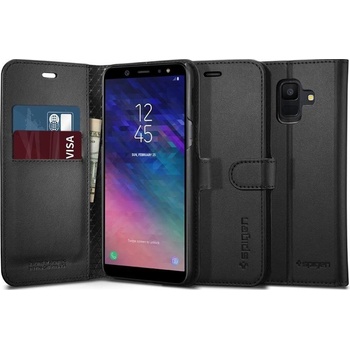 Pouzdro Spigen Wallet S Samsung Galaxy A8 2018 černé