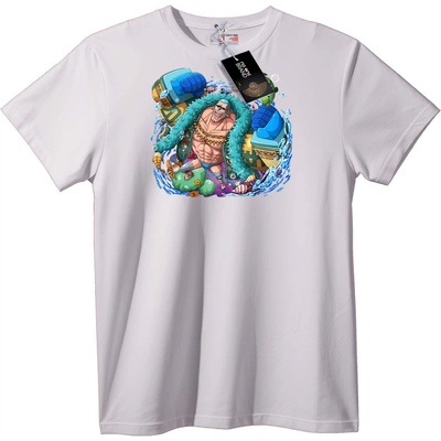 NOONEBRAND Тениска One Piece Шанкс - 2XL, White