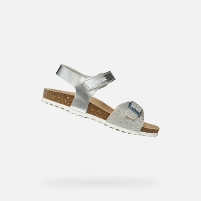 Geox Сребристи детски сандали Geox Adriel Geox | Srebaren | Момичешки | 38