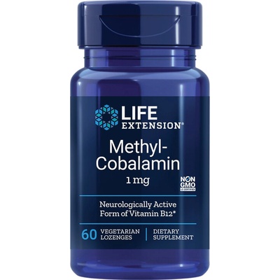Life Extension Витамин В12 (метилкобаламин) 1000 mcg 60 V-таблетки за смучене | Life Extension (01536 LE)