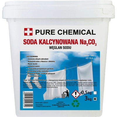 Pure Chemical Prací soda pro praní uhličitanu sodného 3 kg