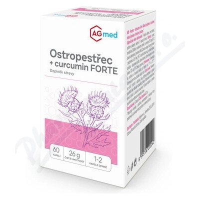 Galmed Ostropestřec + curcumin forte 60 kapsúl
