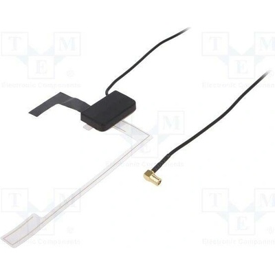 PER.PIC. A00030-05 Anténa; automobilová; 8dBi; DAB; 50Ω; černá; 5VDC,12VDC; -40÷85°C