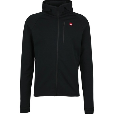 Bergfreunde Мъжки вълнен пуловер Bergfreunde MerinoFleece RömersteinBF. Zip Hoody Fleece jacket - Black (005-5895-0112)