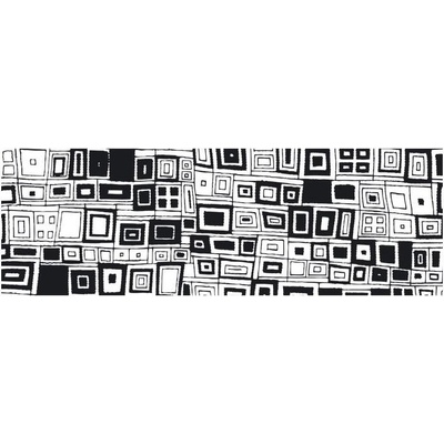 Dimex M-366 vliesová fototapeta na zeď Black squares rozměry 330 x 110 cm