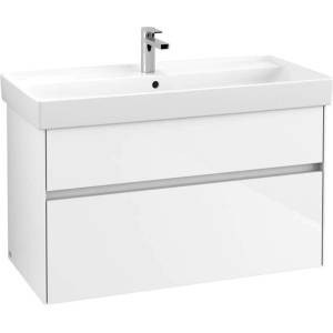 Villeroy & Boch Collaro - Шкафче за умивалник, 95x55x44 см, 2 чекмеджета, Glossy White C01100DH (C01100DH)