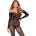 Дантелено боди тип мрежа, чувствено и стилно - Bodystocking Black S/M/L (D-245346)