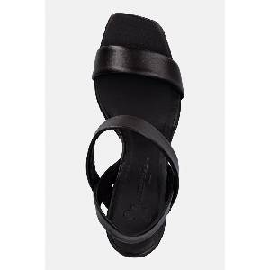 Weekend Max Mara сандали с висок ток от кожа Wkaaffetto (2615521015600.DBROWN)