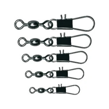 Cralusso Obratlík s Karabínkou Crane Swivel With Interlock Snap 12 ks Veľkosť 8