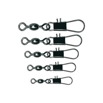 Cralusso Obratlík s Karabínkou Crane Swivel With Interlock Snap 12 ks Veľkosť 8