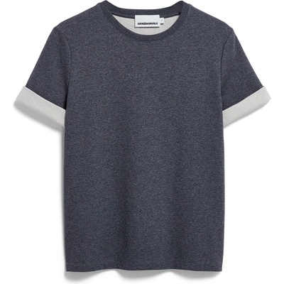 Armedangels Дамска тениска ARMEDANGELS Women's Un-Wasted T-shirt - Steel Melange / Undyed - размер XL (916-6598-0115)