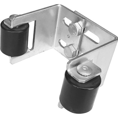 EKOfence Horný nábeh - nastaviteľný 55-90mm Zn,black rubber 11457