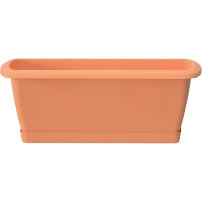 Prosperplast Truhlík s miskou RESPANA SET 78,6 cm - terakota
