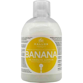 Kallos KJMN Banana Shampoo With Multivitamin Complex 1000 ml