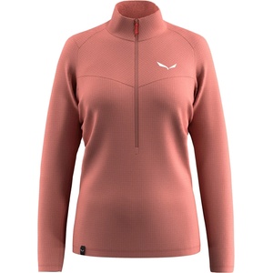 Salewa Дамски поларен пуловер Salewa Women's Puez Cammino PL Half Zip Jacket Fleece jumper - Desert Pink - размер 42 (EU) (105-6128-0515)
