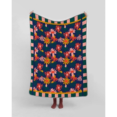 Madre Selva Бебешко одеяло 170x130 cm Floral - Madre Selva (6538487)