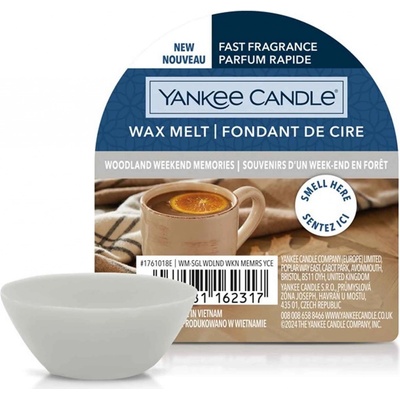 Yankee Candle Woodland Weekend Memories vonný vosk do aromalampy 22 g – Zboží Dáma