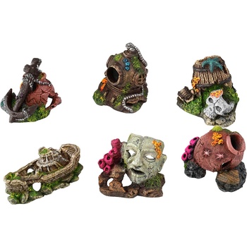 Duvo Plus Miniature Mix - Декори за аквариум 7- 10 см