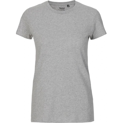 Neutral Dámske tričko Fit z organickej Fairtrade bavlny Športovo šedá