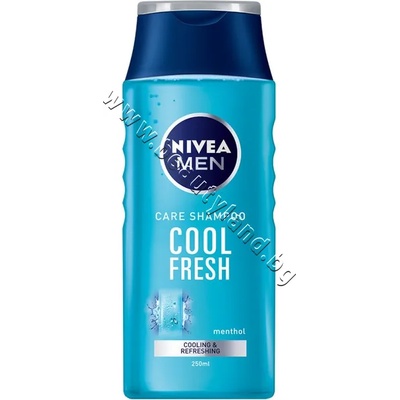 Nivea Шампоан Nivea Men Care Shampoo Cool Fresh, p/n NI-81408 - Шампоан за мъже с ментол за нормална или мазна коса (NI-81408)