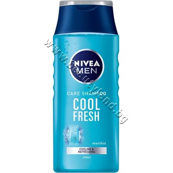 Nivea Шампоан Nivea Men Care Shampoo Cool Fresh, p/n NI-81408 - Шампоан за мъже с ментол за нормална или мазна коса (NI-81408)
