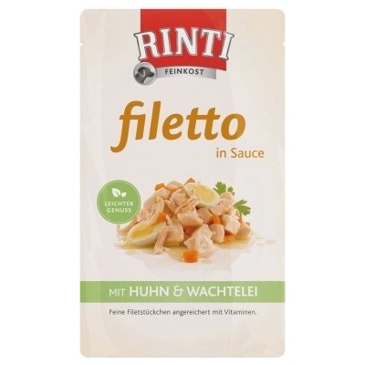 Rinti Adult filetto kuřecí a křepelčí vejce 100 g