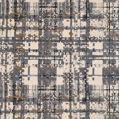 Kabátovina N6039 svetlo béžová, farebný vzor, š.145